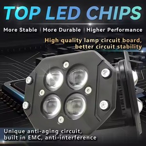 ไฟทำงาน LED JHS 45W RGB แสงสูง/ต่ำ ขนาด 3 นิ้ว 4SMD 12V พร้อมไฟตัดหมอก รับประกัน 2 ปี สำหรับรถยนต์ออฟโรด - Product Image 5