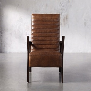 Silla de cuero y hierro - Product Image 4