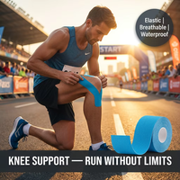 Bande de kinésiologie Rocktape, imperméable, élastique, pour le sport, pour le soutien des genoux, des épaules, des chevilles, soulagement des douleurs musculaires, OEM
