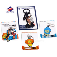 Longzhiyu, 20 ans d'expérience, fabricant leader de porte-clés personnalisés, porte-clés en métal avec logo personnalisé, alliage de zinc, émail doux, porte-clés avec emballage