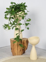 Kreativer Magnesium-Ton Meerjungfrauen-Blumentopf mit hoher Taille, großer Blumentopf für den Innenbereich, Wohnzimmer, Balkon, zum Hängen von Jasmin