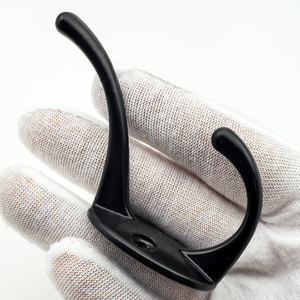 Heavy-duty Retro Entrance Zinc Alloy Multifunction 2 <strong>Hooks</strong> Clothes <strong>Hook</strong> Bathroom Bedroom <strong>Wall</strong> <strong>Hook</strong> Hanging Towels Clothes <strong>Keys</strong> - Product Image 2