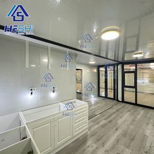 บ้านสำเร็จรูปแบบขยายได้จากตู้คอนเทนเนอร์ขนาด 40 ฟุต 20 ฟุต 30 ฟุต เป็นมิตรกับสิ่งแวดล้อม หรูหรา พร้อมส่ง บ้านสำเร็จรูป 2 4 5 ห้องนอน บ้านโมดูลาร์ - Product Image 5