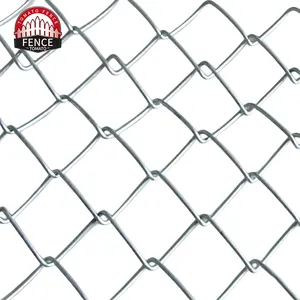 2.5mm 3mm Wire Diameter Hot Dipped/Electric Galvanized Chain Link Fabric Fence