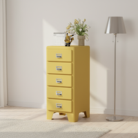Meubles de rangement modernes rétro rustiques à tiroirs multi-niveaux avec grande capacité en acier pour la maison, pour le salon ou la chambre à coucher