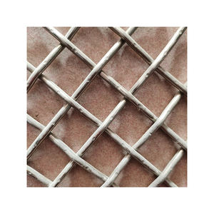 Balaustrada tejida de malla de alambre de acero inoxidable, alambre prensado de tejido abierto, estilo de tejido liso con servicio de procesamiento de doblado - Product Image 4