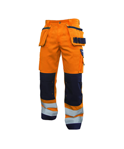 Hot Sale Hi <strong>Vis</strong> Cosntrcution Cargo Mens Safety <strong>Work</strong> <strong>Trousers</strong> - Product Image 3