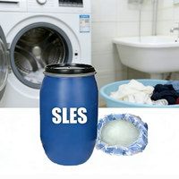 SLES 70 Sodium Lauryl Ether Sulfate, tensioactif liquide pour shampoing, gel douche, détergent liquide, avec mousse riche, performance douce