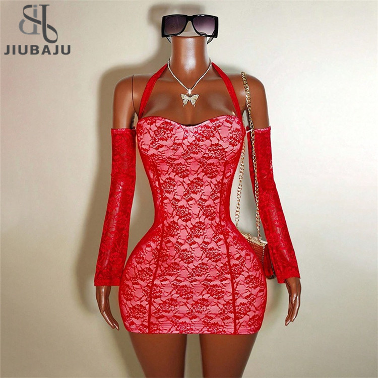 strapless open back dress Michelle Bodycon Mini Dress main image 1