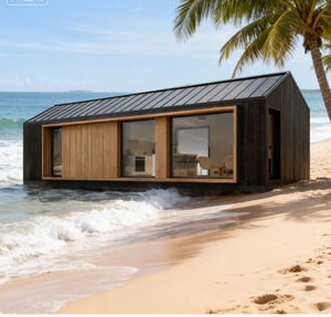 Casa Prefabbricata Modulare Multifunzionale - Studio/Casa per Ospiti da Giardino con Interni Moderni |   Unità Abitativa Compatta e Resistente per Esterni - Product Image 1