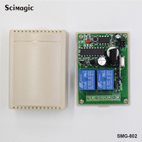 Modul Relay 24V Pemancar Penerima RF Nirkabel 2 Saluran 433mhz Kontrol Jarak Jauh Mobil Universal