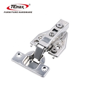 <span class=keywords><strong>Temax</strong></span> 3D có thể điều chỉnh Clip-on thép không gỉ thủy lực giấu mềm đóng cửa đồ nội thất cửa tủ bản lề - Product Image 1