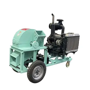 Ahşap ezmek parçalayıcı parçalayıcı ağır şube odun parçalayıcı makine 55hp için ağaçlar