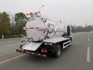 उच्च दबाव वैक्यूम सक्शन ट्रक का इस्तेमाल किया वैक्यूम सीवेज ट्रक - Product Image 3