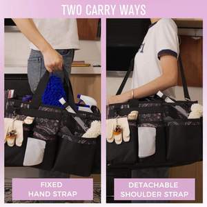 Large Supplies Bag with Multiple Pockets for Housekeeping Tools, <b>Cleaning</b> Products <b>Caddy</b> Organizer - Product Image 6
