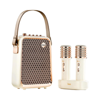 Divoom Songbird-HQ2 Karaoké Machine 2 Son sans fil 50W pour haut-parleurs Bluetooth Système de mixage audio pour la maison extérieure TF/AUX/USB