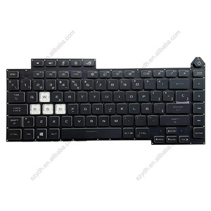 Teclado para <span class=keywords><strong>Asus</strong></span> ROG Strix G15 G513Q G513QY G513QM G533 5R G513RC G513RM G513RW G513QR G513QE <span class=keywords><strong>G513</strong></span> SP Español Retroiluminado RGB - Product Image 2