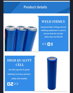 Baterías cilíndricas de iones de litio Cly <span class=keywords><strong>18650</strong></span> 3s2p 5000mah, paquete de baterías de litio recargables - Product Image 4