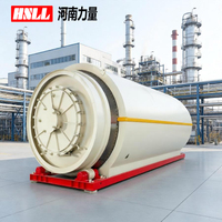 Réacteur de pyrolyse par craquage à haut rendement pour la transformation de pneus usagés, plastiques, déchets solides municipaux, boues pétrolières et huiles combustibles, machine de distillation d'huile