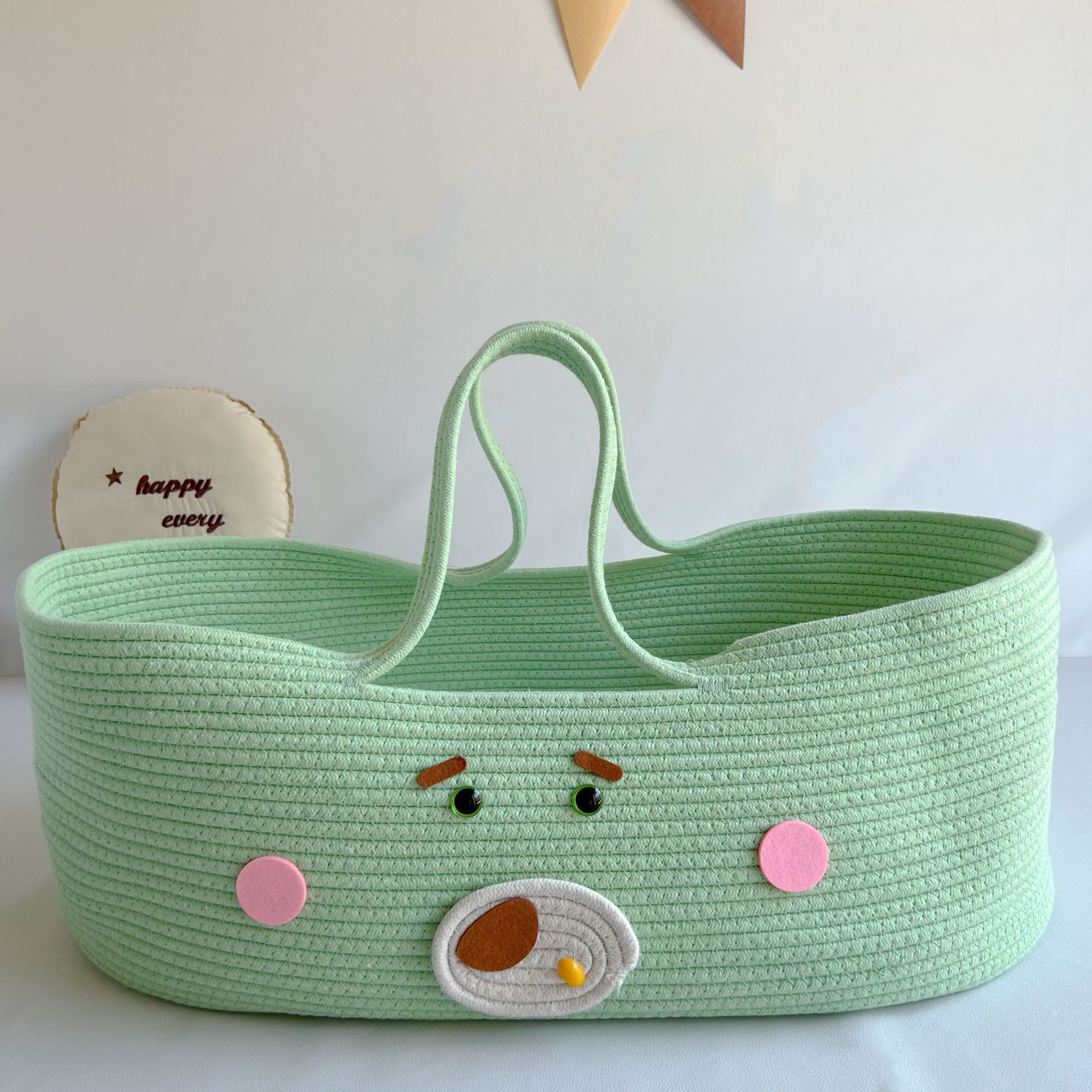 Green funny bear