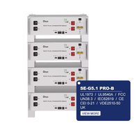 Batterie au lithium LiFePO4 à semi-conducteurs SE-G5.1 Pro-B pour système de stockage d'énergie solaire 51.2V 100Ah 5.12kWh 6000 cycles 10 ans