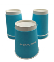 Gobelet en papier à double paroi jetable de 8 oz, 12 oz, 16 oz pour boissons chaudes, biodégradable, avec logo personnalisable en PE pour le café