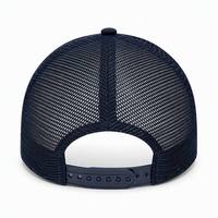 Gorra Trucker Azul Marino con Bordado Personalizado, Malla Trasera, 6 Paneles, Cierre a Presión, para Deportes al Aire Libre, Casual, Béisbol, Pesca, Playa