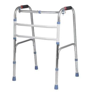 Shlai Stainless Steel Walking Aid 74-84cm Height Adjustable For <b>Elderly</b> Support - Product Image 3