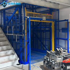 Elevador de carga vertical hidráulico 1-5T resistente certificado CE para almacén/máquina de mercancías de fábrica - Product Image 4