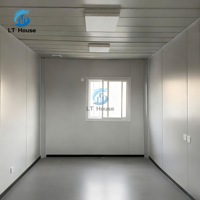 Casa Contenedor Desmontable Pequeña y Económica de 20 pies - Casa Prefabricada Portátil para Campamentos y Refugiados