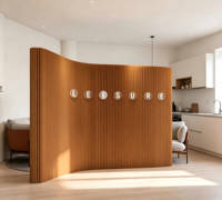 Paravent décoratif autoportant sur mesure, écran de séparation pliable pour hôtel, maison, projet OEM