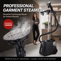 Défroisseur vertical professionnel haute puissance pour usage en boutique