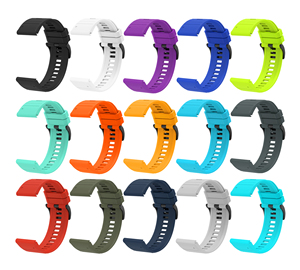 Correa de Reloj Deportiva de Silicona Resistente al Agua RYB de 22 mm para Garmin Fenix/Forerunner/Instinct, Correa de Repuesto Duradera para Hombre - Product Image 1