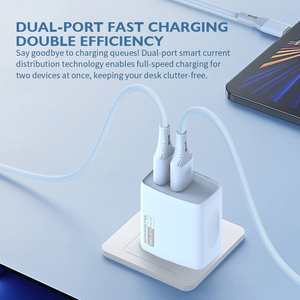 Chargeurs rapides 2 USB Chargeur mural pour iPhone 15 16 17 Charge rapide Chargeurs de téléphone portable en gros OEM Chargeur de téléphone portable - Product Image 4