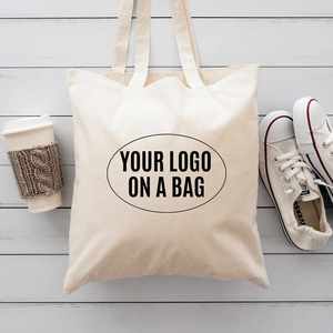 Custom Logo Canvas Tote Wholesale Personalized Cotton Shoulder <b>Bag</b>, Branded Reusable Shopping <b>Bag</b> Business Corporate <b>Gift</b> - Product Image 5
