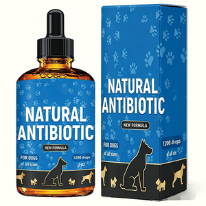 Antibiótico Líquido Herbal para Perros, Alivio de Picazón por Alergia, Salud de la Piel y el Pelaje, Apoyo Digestivo, Todas las Razas, Todas las Edades, 60 ml - Product Image 1
