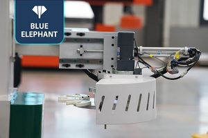 Bộ định tuyến khắc 5 trục voi xanh với thiết bị quay để sản xuất điêu khắc 3D liên tục và xử lý khuôn - Product Image 4