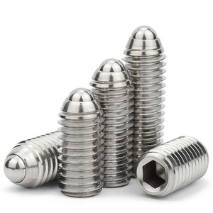 M3 M4 M5 M6 M8 M10 paslanmaz çelik 304 316 Hex soket topu yaylı piston başsız tükenmez Set vida - Product Image 4