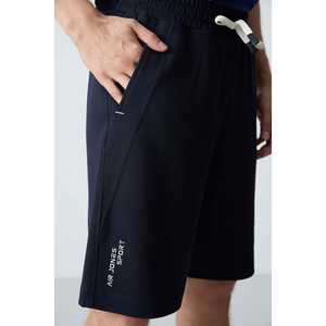 Pantalones Cortos de Algodón Tommylife para Hombre, Corte Estándar, Azul Marino, Talla S, Casuales, Transpirables - Product Image 4