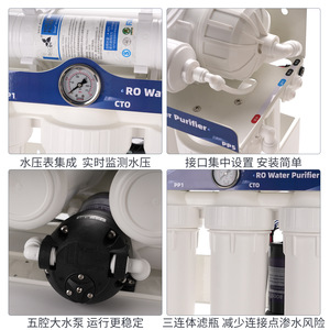 Purificador de Agua por Ósmosis Inversa 400/600/800G Sin Tanque de Alto Flujo para Uso Doméstico y Comercial - Product Image 4