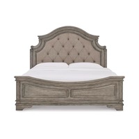 Lit en bois massif de style campagnard américain, lit double antique français, directement de l'usine pour chambre à coucher