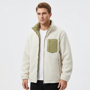Veste matelassée réversible en polaire pour <span class=keywords><strong>homme</strong></span>, col montant, color block, épaisse et matelassée, <span class=keywords><strong>manteau</strong></span> en coton pour couple, collection automne-<span class=keywords><strong>hiver</strong></span> - Product Image 5