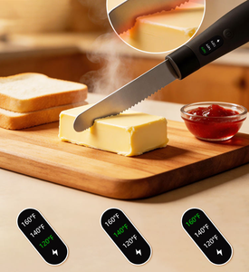 Couteau à beurre électrique chauffant pour la cuisine domestique, couteau à fromage chauffant en acier inoxydable, épandeur à fromage - Product Image 3