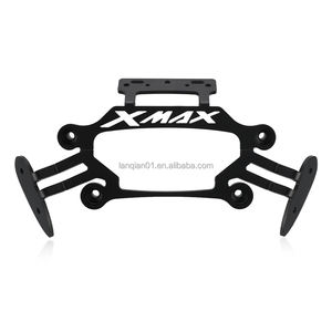 Espejos Retrovisores Modificados con Soporte para Teléfono Fijo en la Parte Delantera para <span class=keywords><strong>Yamaha</strong></span> XMAX300 X-MAX XMAX 300 250 <span class=keywords><strong>125</strong></span> 400 <span class=keywords><strong>2017</strong></span> 2018 2019 2020 2021 2022 - Product Image 2