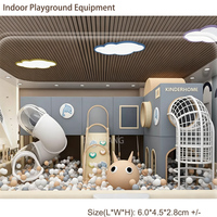 Ensemble de jeux souples avec balançoire, toboggan, piscine à balles, filet d'exploration, structure d'escalade, zone de jeux intérieure en mousse pour enfants, château gonflable pour la maison