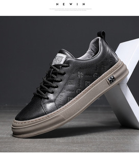 Zapatos Deportivos de Hombre de Cuero Genuino, Estilo Casual con Forro de Malla para Todas las Temporadas: Primavera, Verano, Otoño e Invierno - Product Image 3