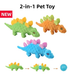 ZHONGYA Pet <strong>2026</strong> New 2-in-1 Plush Sounding Dinosaur <strong>Toy</strong> For <strong>Dog</strong> Teeth Cleaning Training Supplies Harmless Material <strong>Dog</strong> <strong>Toy</strong> - Product Image 1