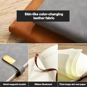 Khuyến mãi tùy chỉnh Tạp Chí sữa A5 PU da máy tính xách tay bìa cứng máy tính xách tay Nhà cung cấp khâu RÀNG BUỘC - Product Image 4