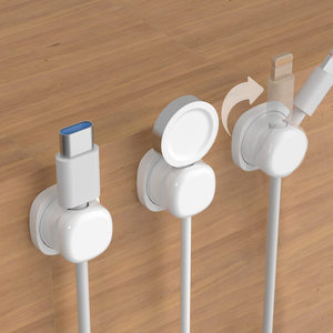 Organisateur de câbles, clips de gestion des câbles à ressort, support de câbles de bureau, clip de câble adhésif mignon, organisateur de câbles pour table de chevet - Product Image 6