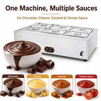 Gewerblicher 6-Pfannen Elektrischer Speisenwärmer Edelstahl-Dampftisch Buffet Bain-Marie Großhandel für Restaurant-Catering